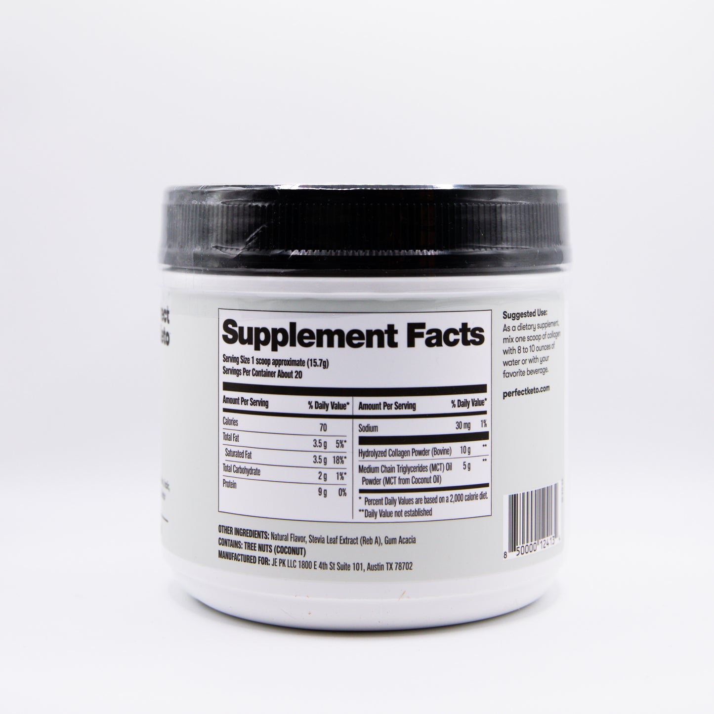 Perfect Keto Collagen - Vanilla