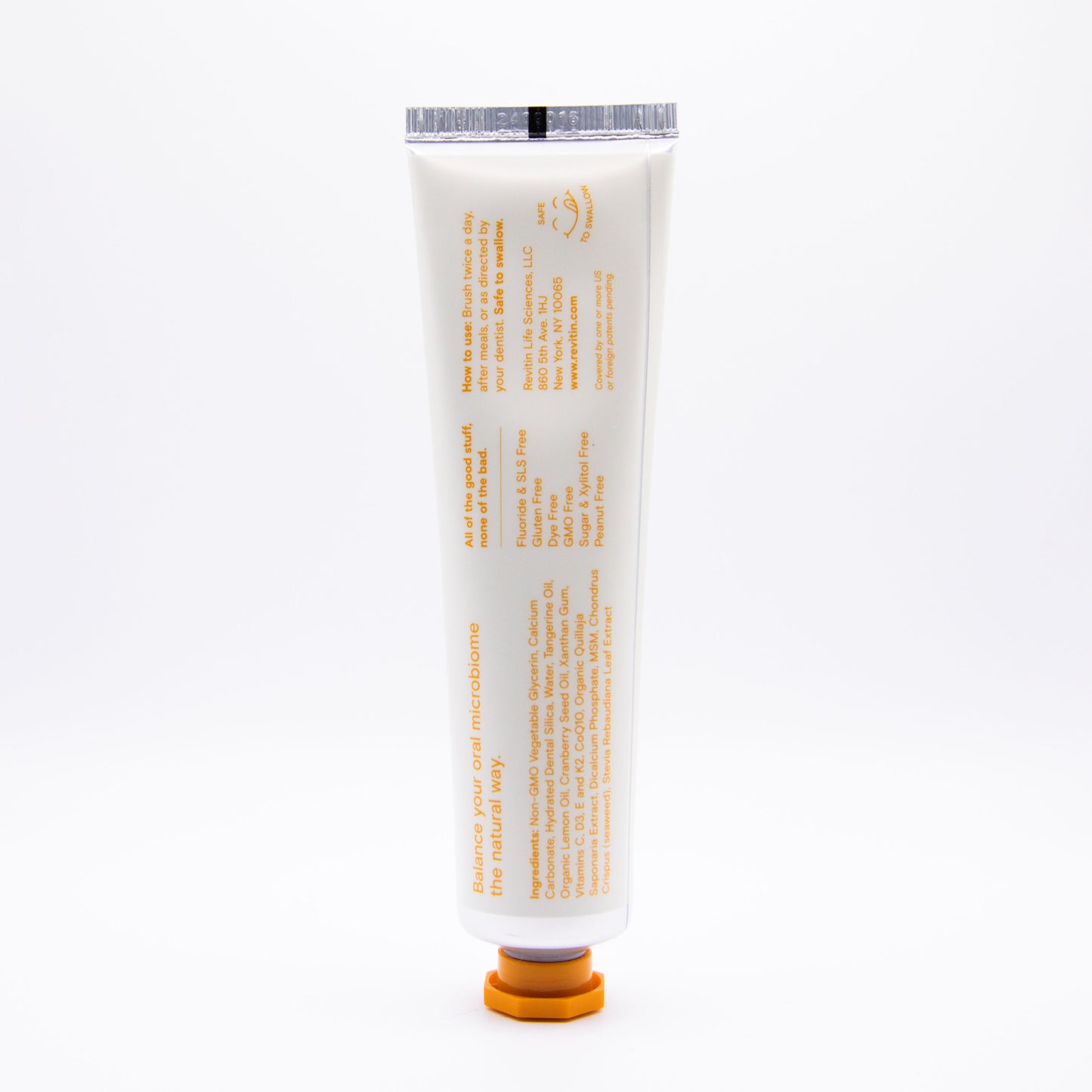 Revitin Natural Toothpaste and Prebiotic Oral Therapy