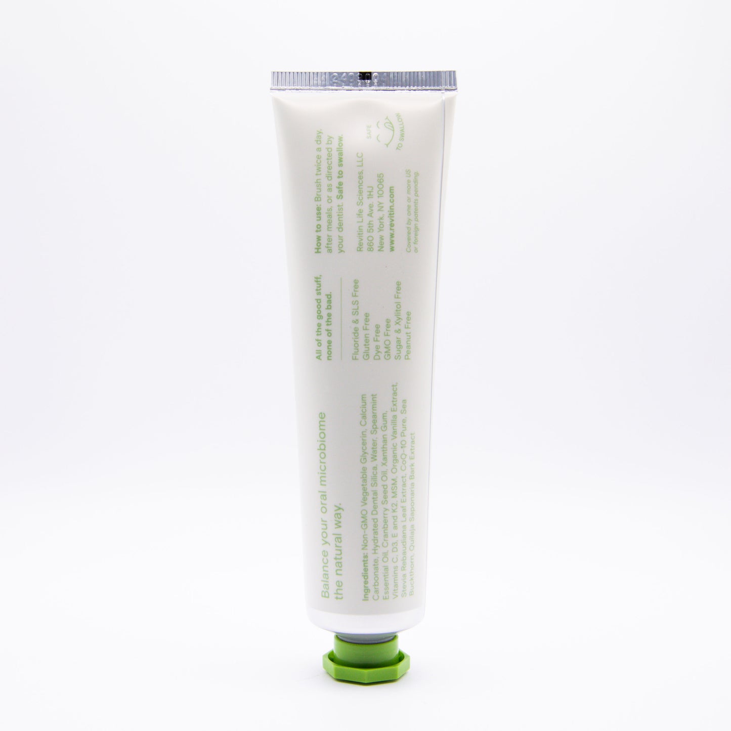 Revitin Natural Toothpaste and Prebiotic Oral Therapy