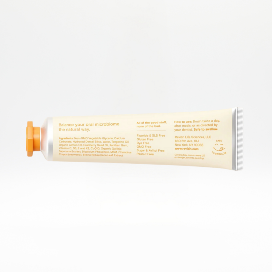 Revitin Natural Toothpaste and Prebiotic Oral Therapy